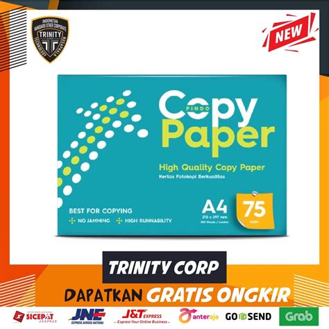 Jual Kertas HVS Copy Paper A4 75 Gram Shopee Indonesia