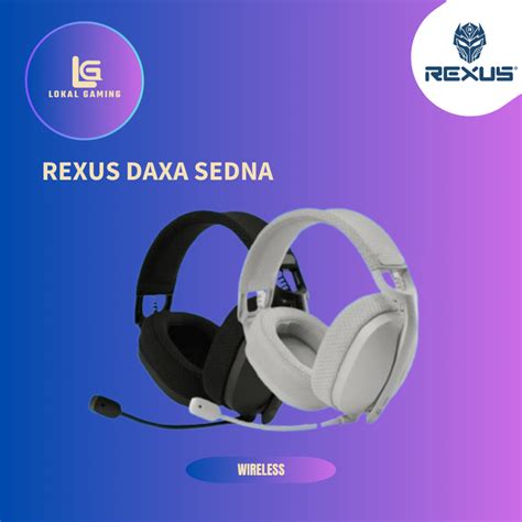 Jual Rexus Daxa Sedna Wireless Gaming Headset In Connection Garansi