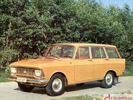 1967 Moskvich 427 Technical Specs Fuel Consumption Dimensions