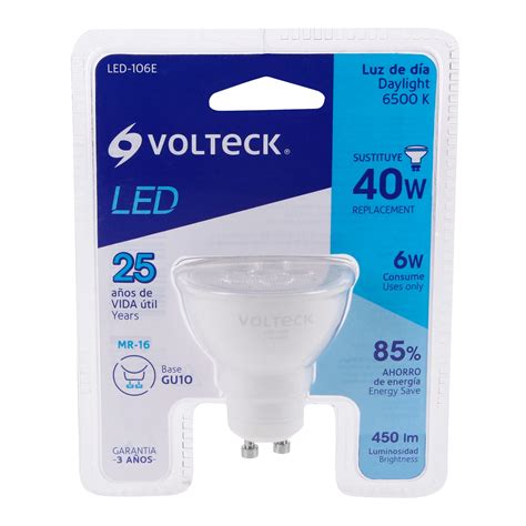 Led E Truper Volteck L Mpara De Led W Tipo Mr Base Gu