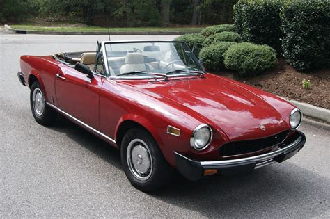 Fiat Spider Convertible Spec