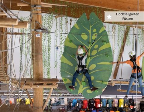 Der Hochseilgarten in Füssen Eine ideale Indoor Aktivität mit Kindern