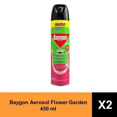 Jual Baygon Aerosol Flower Garden X Ml Shopee Indonesia