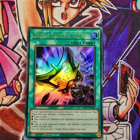 Thẻ Bài Yugioh Chính Hãng Triple Tactics Talent Mp21 Ultra Rare Shopee Việt Nam