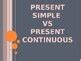 Present Simple Vs Present Continuous By Othmone Chihab Tpt