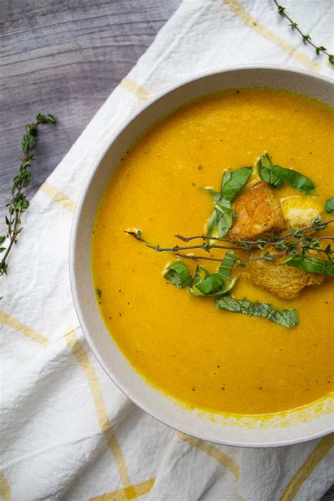 Roasted Carrot Ginger Soup Always From Scratch