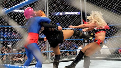 Becky Lynch Vs Alexa Bliss Smackdown Womens Title Steel Cage Match