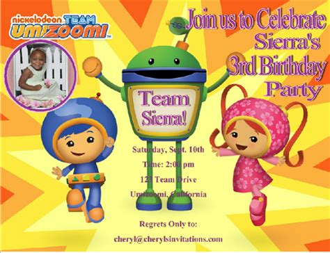 Team Umizoomi Birthday Party Keepsake Bottle Invitation Cheryls