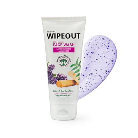 Myglamm Wipeout Germ Killing Face Wash Lavender And Neem 60 Gm Jiomart