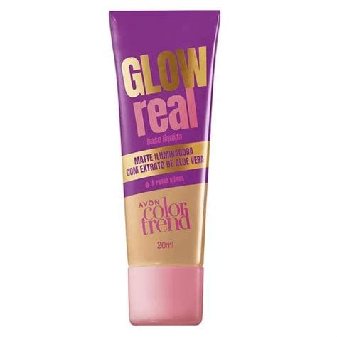 Base Líquida Color Trend Glow Real 220 NQ Avon 20 ml Shopee Brasil