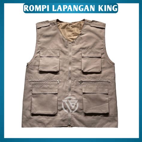 Jual Rompi Lapangan King Multifungsi Rompi Tactical Rompi Lapangan