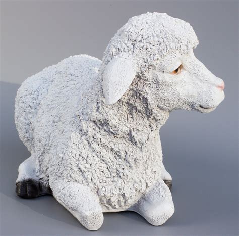 Sheep Statue Farm Animals Sculpture Backyard Decor Garden Etsy