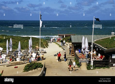 Sylt Rantum Tables Restaurant Zanzibar Stock Photo Alamy