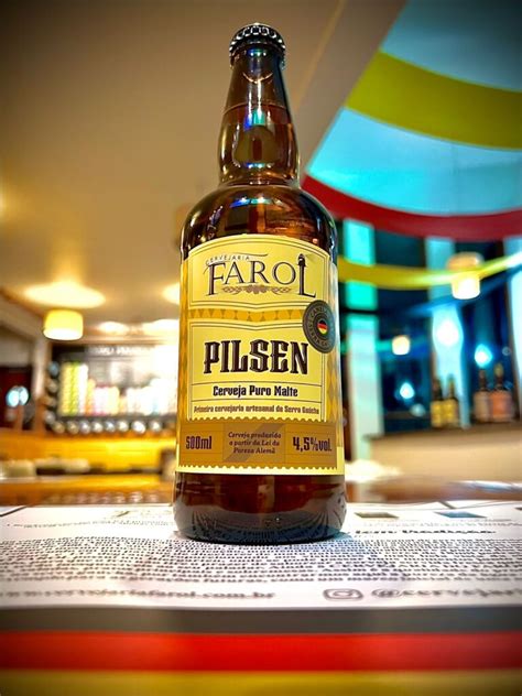 Cerveja Artesanal Puro Malte PILSEN Cervejaria Farol