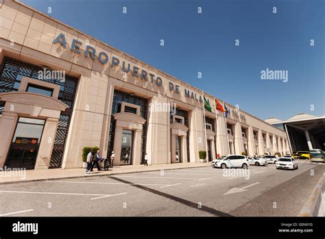 Entrance to Malaga Airport ( Aeropuerto de Malaga, Costa del Sol ...