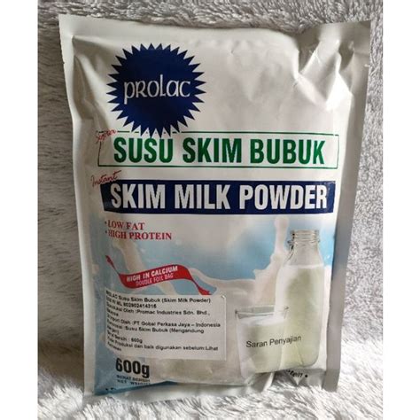 Prolac Susu Skim Bubuk Malaysia 600 Gr Lazada Indonesia