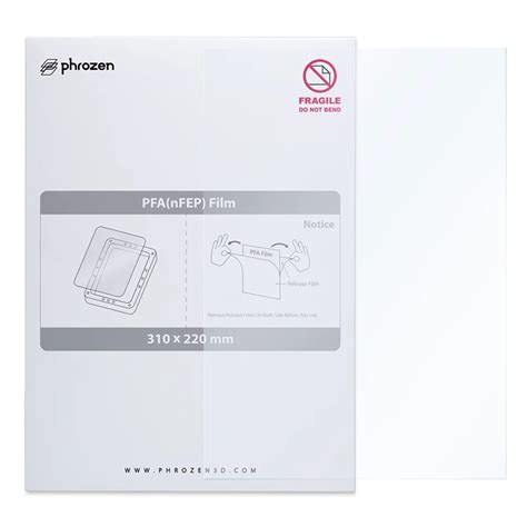 Film Nfep Phrozen 220x310mm Krear 3d Dental