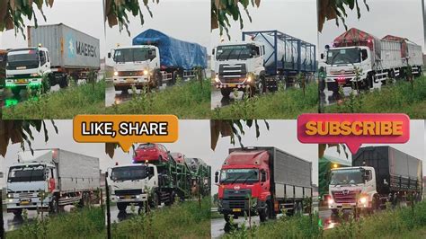 Truk Kontener Trailer Gandeng And Tronton Fuso Isuzu Giga Ud Quester