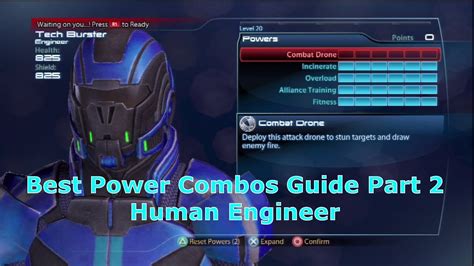 Human Engineer Tech Burst And Fire Explosion Best Power Combos Guide Pt2 Mass Effect 3 Me3 Mp Ps3