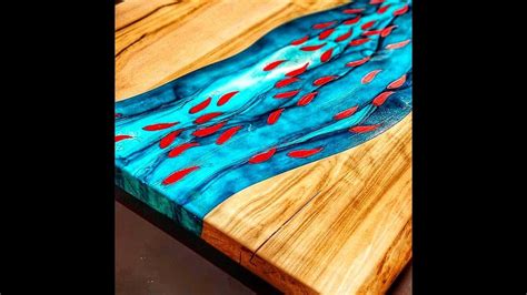 10 Amazing Epoxy Resin And Wood River Table Designs DIY Woodworking