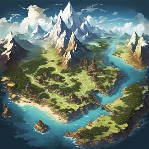 Create a high quality fantasy map for dnd map by Md Habibillah - Playground