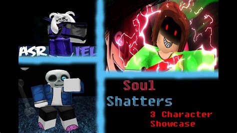 Soulshatters Asriel Sans Gt Chara Showcase Roblox Youtube