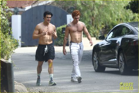 Charles Melton And Kj Apa Go For Shirtless Hike After Riverdale Co Stars Announce Exit Photo