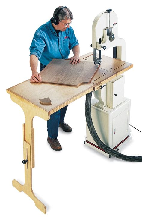 Bandsaw Table System This Oversized Table Provides Extra Support For