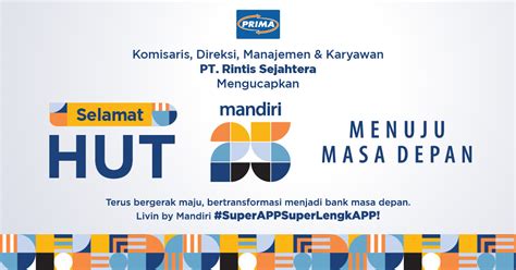 Selamat Hut Bank Mandiri Ke