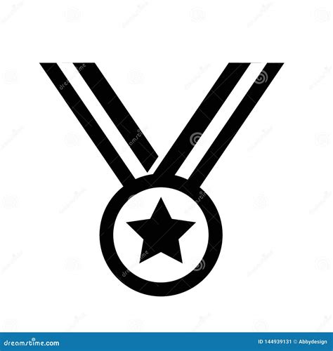 Vector Del Icono De La Medalla Ilustraci N Del Vector Ilustraci N De