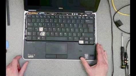 Dell Latitude E7240 How To Replace The Keyboard Youtube