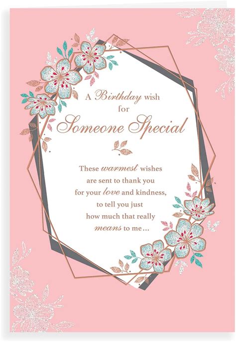 Regal Publishing Classic Birthday Card Someone Special 9 X 6 Inches Uk Stationery