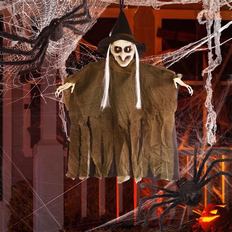 Large Halloween Hanging Ghost Skull Prop Outdoor Indoor | Inspire Uplift