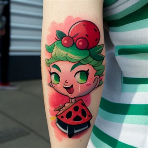 94 Watermelon Tattoo Ideas - TattooClue.com