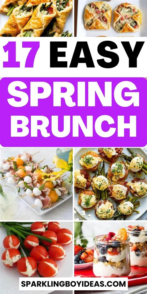 17 Easy Spring Brunch Sparkling Boy Ideas