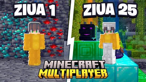 Am Supravietuit De Zile Blocat Sub Pamant Pe Minecraft Multiplayer