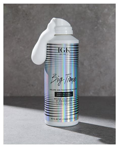 Igk Hair Big Time Volume And Thickening Hair Mousse Macys