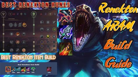 LOL League Of Legends Highlights Renekton ARAM Build Guide Runes