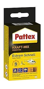 Pattex Kraft Mix Extrem Schnell extrem schnell härtender 2 Komponenten