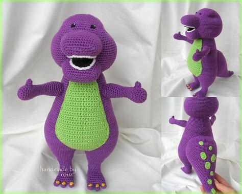 Barney Dinosaur Crochet Pattern Crochet Patterns Amigurumi Crochet