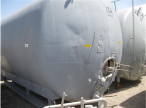 Used Heil 4000 Gallon Jacketed Horizontal Storage Tank