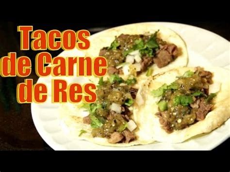 Tacos De Carne De Res Receta Recetas En Casayfamiliatv Youtube