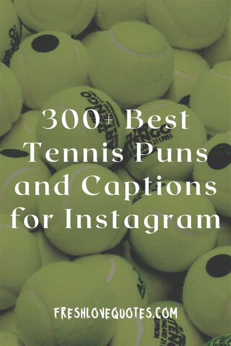 300+ Best Tennis Puns and Captions for Instagram | Tennis quotes funny, Tennis quotes, Funny ...