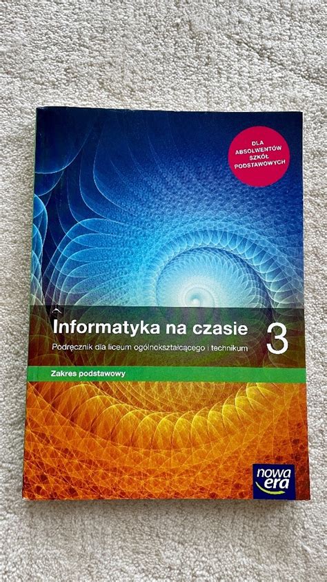 Informatyka Na Czasie Podr Cznik Tarnowskie G Ry Kup Teraz Na