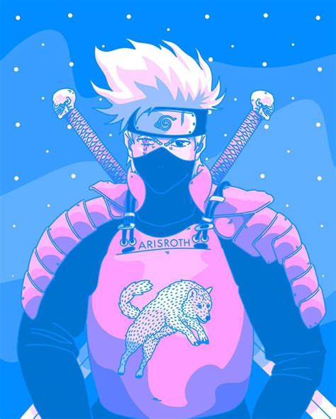 Blue Anime Aesthetic Naruto see more about anime gif and aesthetic