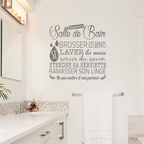 Stickers Salle De Bain D Coration Salle De Bain Stickers Et Adh Sifs