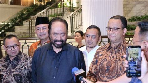 Bantah Tolak AHY Jadi Cawapres Anies Surya Paloh Saya Tidak Sampai