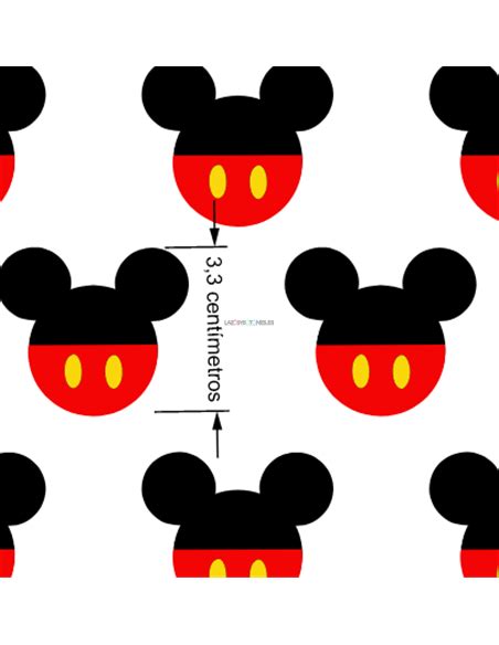 Tela Mickey Mouse 150cm Ancho