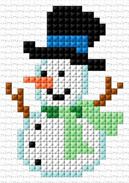 Snowman Cross Stitch Designs