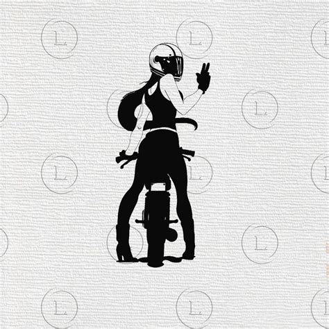 Biker Girl Svg Biker Chick Svg Women On Motorcycles Png Women Riding